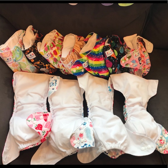 Alva Baby Reusable Pocket Cloth Diapers NEVER USED - Picture 2 of 5